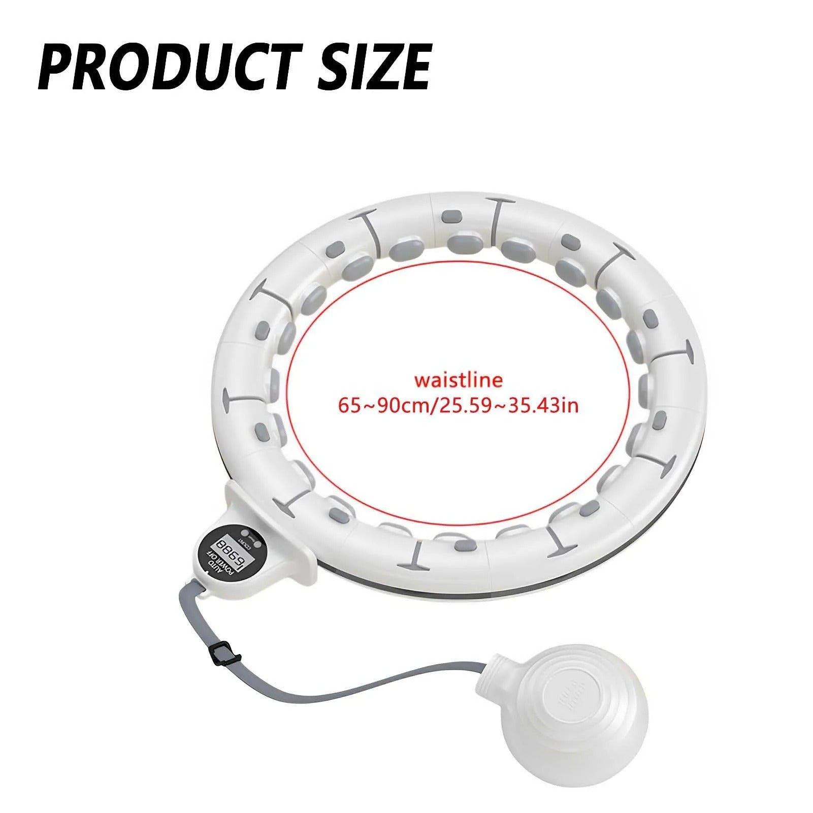 Smart Hula Hoop Lose Weight Exercise Detachable Portable LCD Counter Burn Fat