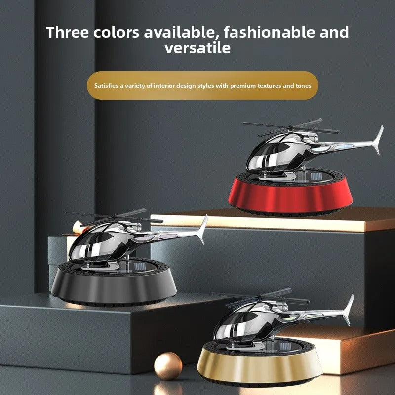 Solar Car Fragrance – Rotating Air Freshener with Sun-Powered Design for Car Interior