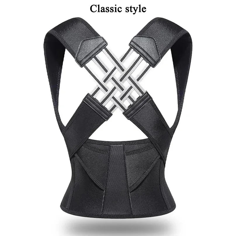 Instant Posture Corrector – Adjustable Back Support Brace for Shoulder & Spine Alignment