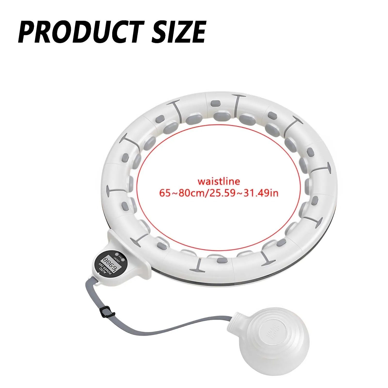 Smart Hula Hoop Lose Weight Exercise Detachable Portable LCD Counter Burn Fat